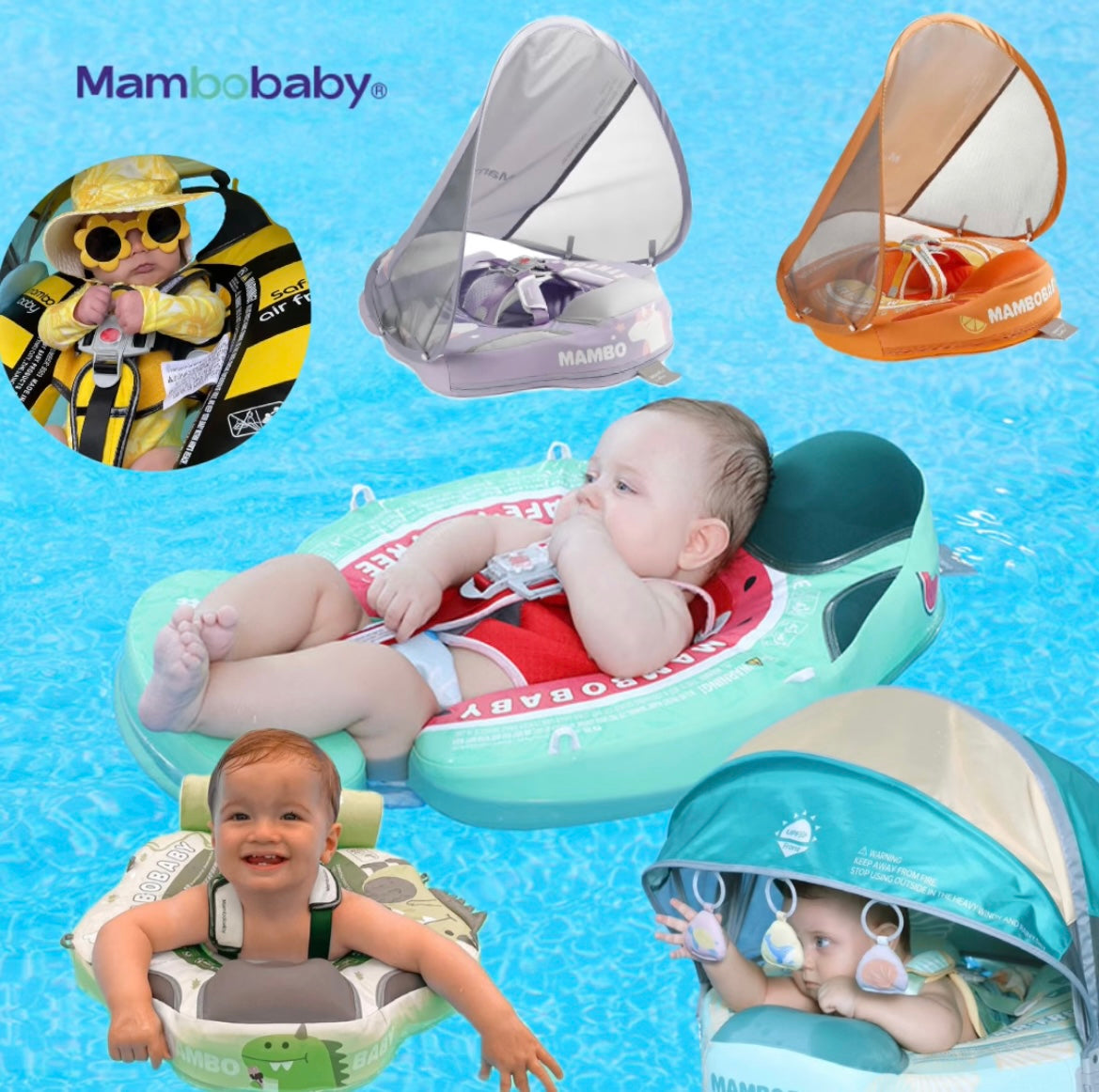 Add a Touch of Magic to Your Baby's Aquatic Adventures: The most distinctive non-inflatable baby swim mambobaby float series