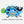 Cargar imagen en el visor de la galería, Mambobaby Air-Free Blue Ladybug Chest Float with 3D Canopy
