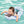 Load image into Gallery viewer, Mambobaby Air-Free Blue Butterfly Chest Float with 3D Canopy
