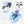 Load image into Gallery viewer, Mambobaby Air-Free Blue Butterfly Chest Float with 3D Canopy
