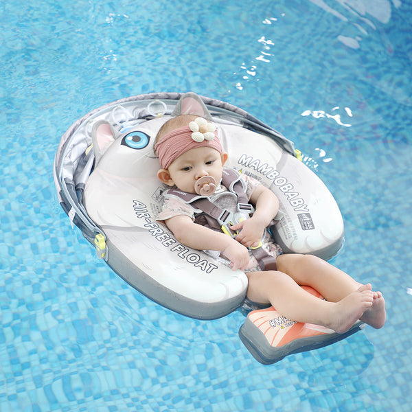 Mambobaby Air-Free Cat Chest Float with 3D Canopy