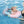 Cargar imagen en el visor de la galería, Mambobaby Air-Free Mint Cupcake Chest Float with 3D Canopy
