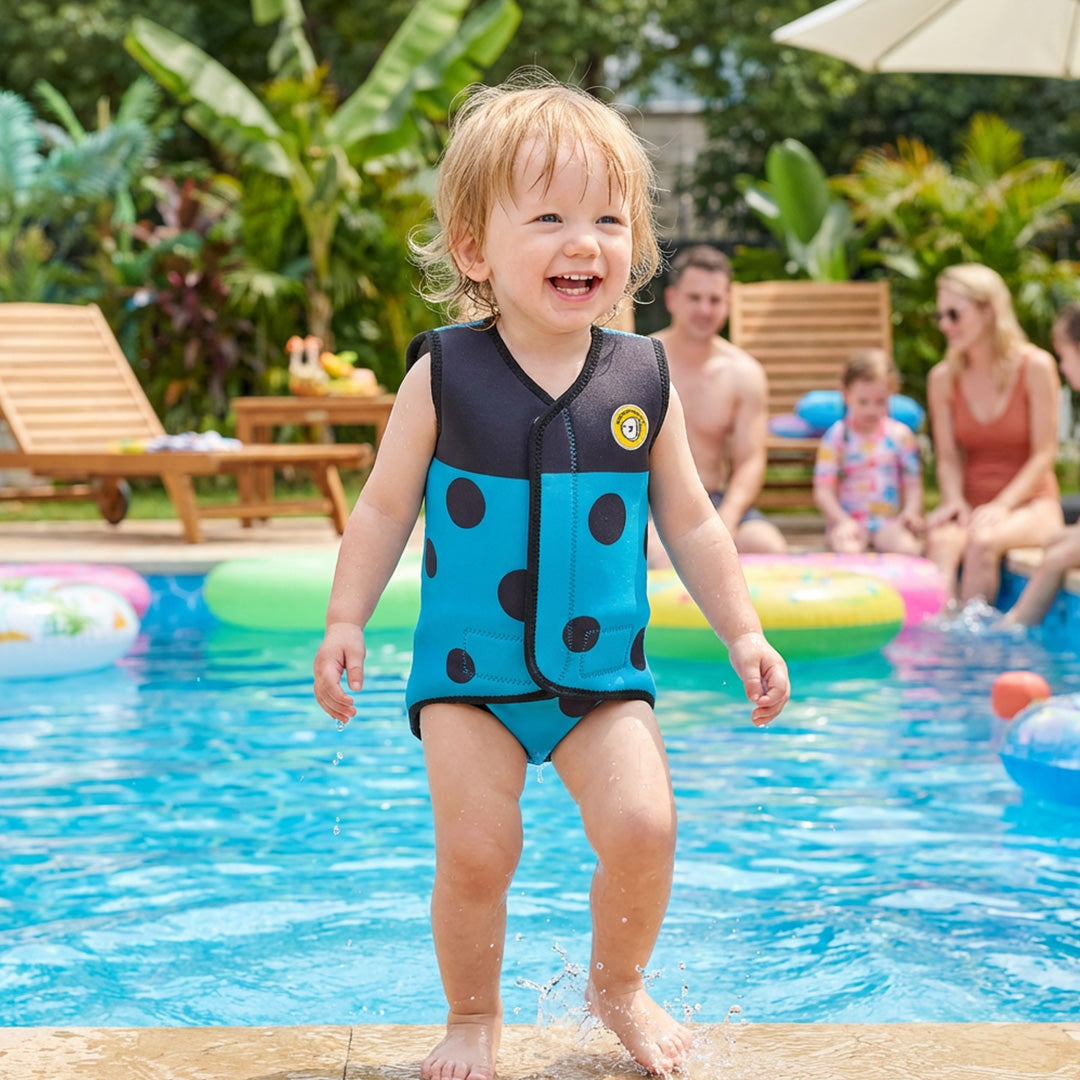 Blue Ladybug Thermal Wetsuit
