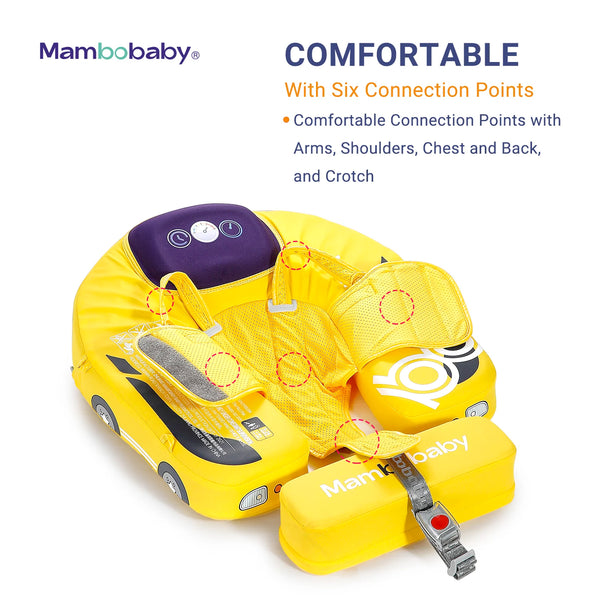 Mambobaby Pool Float Car with Canopy