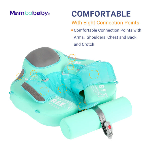 Mambobaby Air-Free Deluxe Chest Float with Flat Canopy