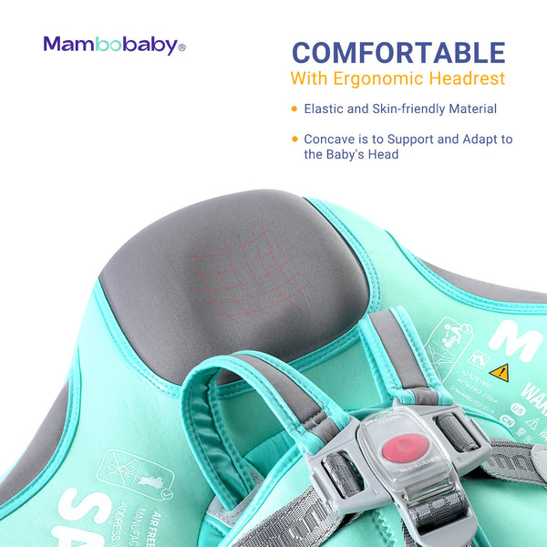 Mambobaby Air-Free Deluxe Chest Float with Flat Canopy