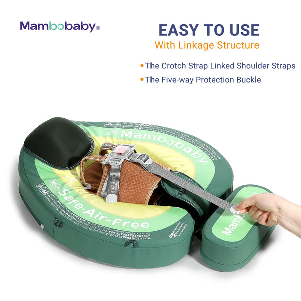 Mambobaby Air-Free Avocado Chest Float with Flat Canopy