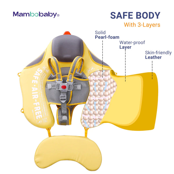 Mambobaby Pool Float Duckling with Canopy