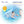 Cargar imagen en el visor de la galería, Mambobaby Pool Float with Canopy and Tail  Shark blue
