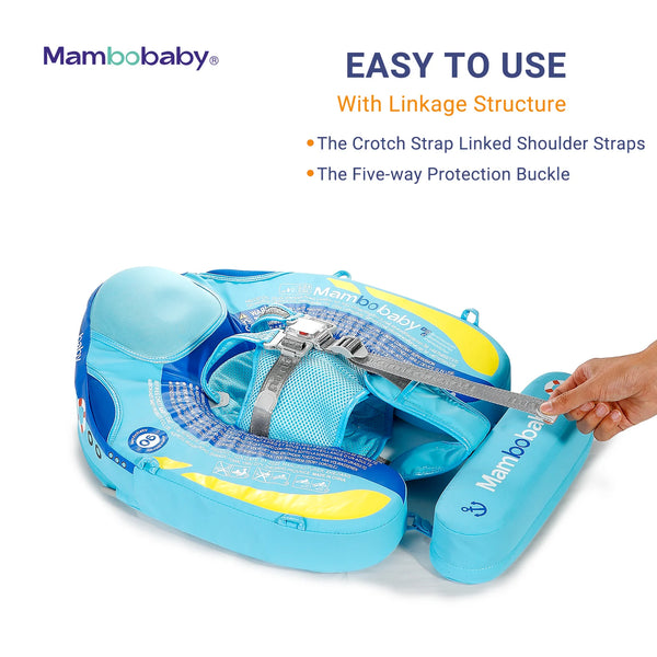 Mambobaby Air-Free Steamship Chest Float with Flat Canopy