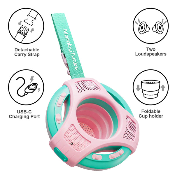 Mambobaby Floating Speaker with Cup Holder