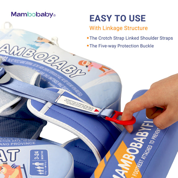 Mambobaby Pool Float Snowboarding with Canopy