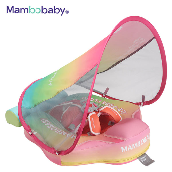 Mambobaby Pool Float fade color with Canopy