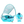 Cargar imagen en el visor de la galería, Mambobaby Pool Float with Canopy and Tail KuKuKiKi
