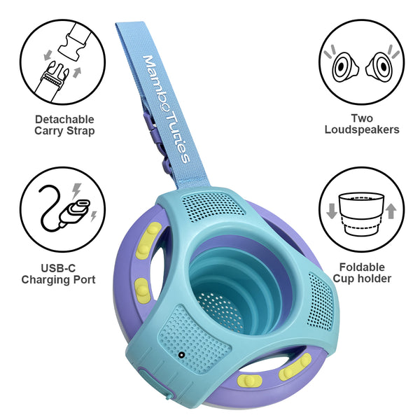 Mambobaby Floating Speaker with Cup Holder