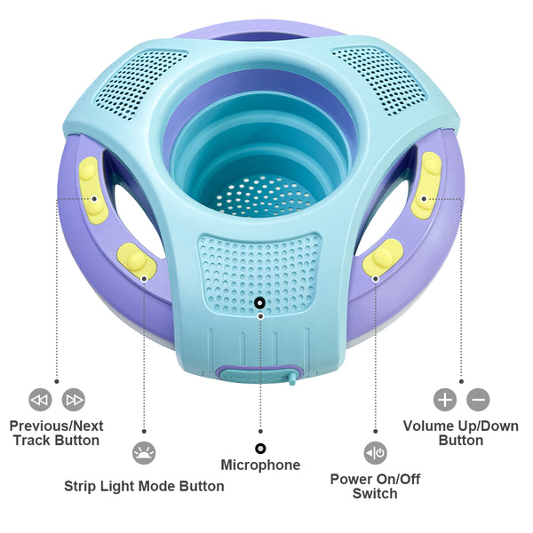 Mambobaby Floating Speaker with Cup Holder