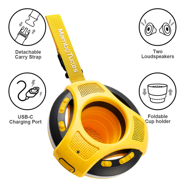 Mambobaby Floating Speaker with Cup Holder