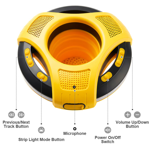 Mambobaby Floating Speaker with Cup Holder