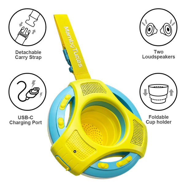 Mambobaby Floating Speaker with Cup Holder