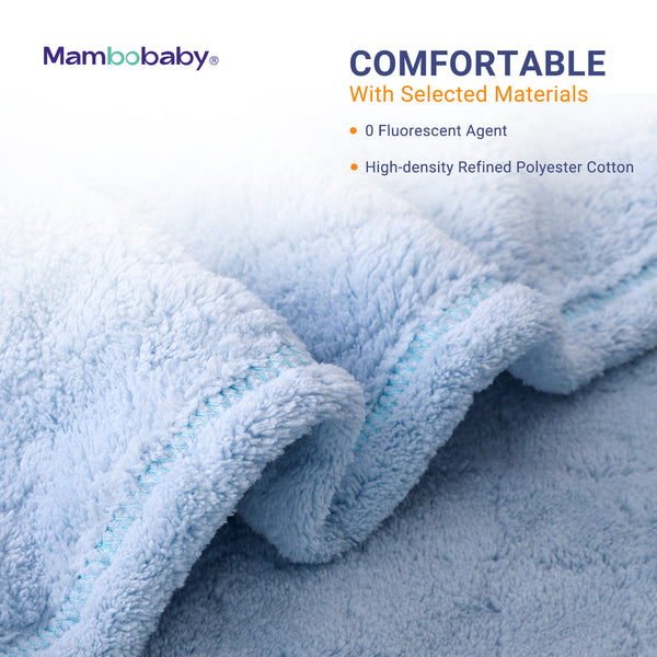 Mambobaby Adorable Hooded Baby Bath Towels