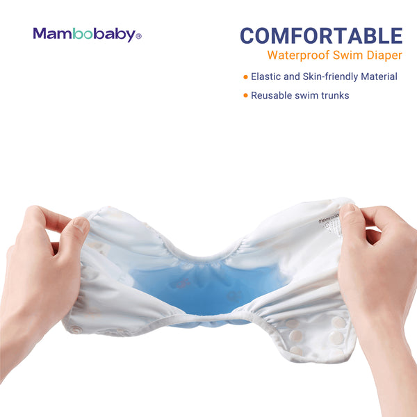 Mambobaby Reusable Swim Diapers: The Eco-friendly and Stylish Solution for Your Little Swimmers!