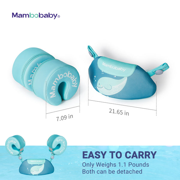 Mambobaby Air-Free Armbands Float Set Swim Trainer AGES 3-8Y for swim training